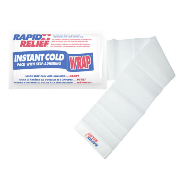 Instant Cold Pack - Large w/Self-Adhering Compression Wrap