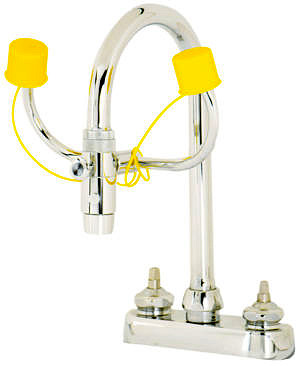 Eye Wash Faucet-Mounted Station