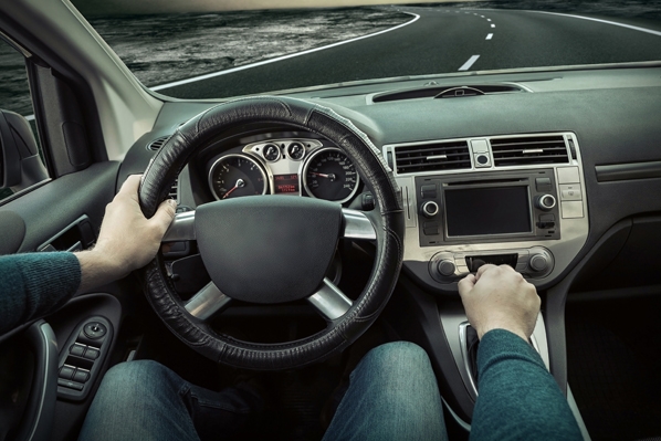 How to Stay Safe on The Road During Winter Inside of car driving