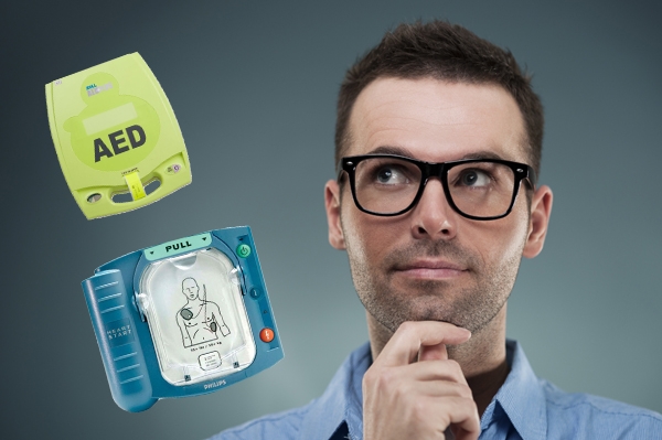 How to Choose an AED Man thinking about AED